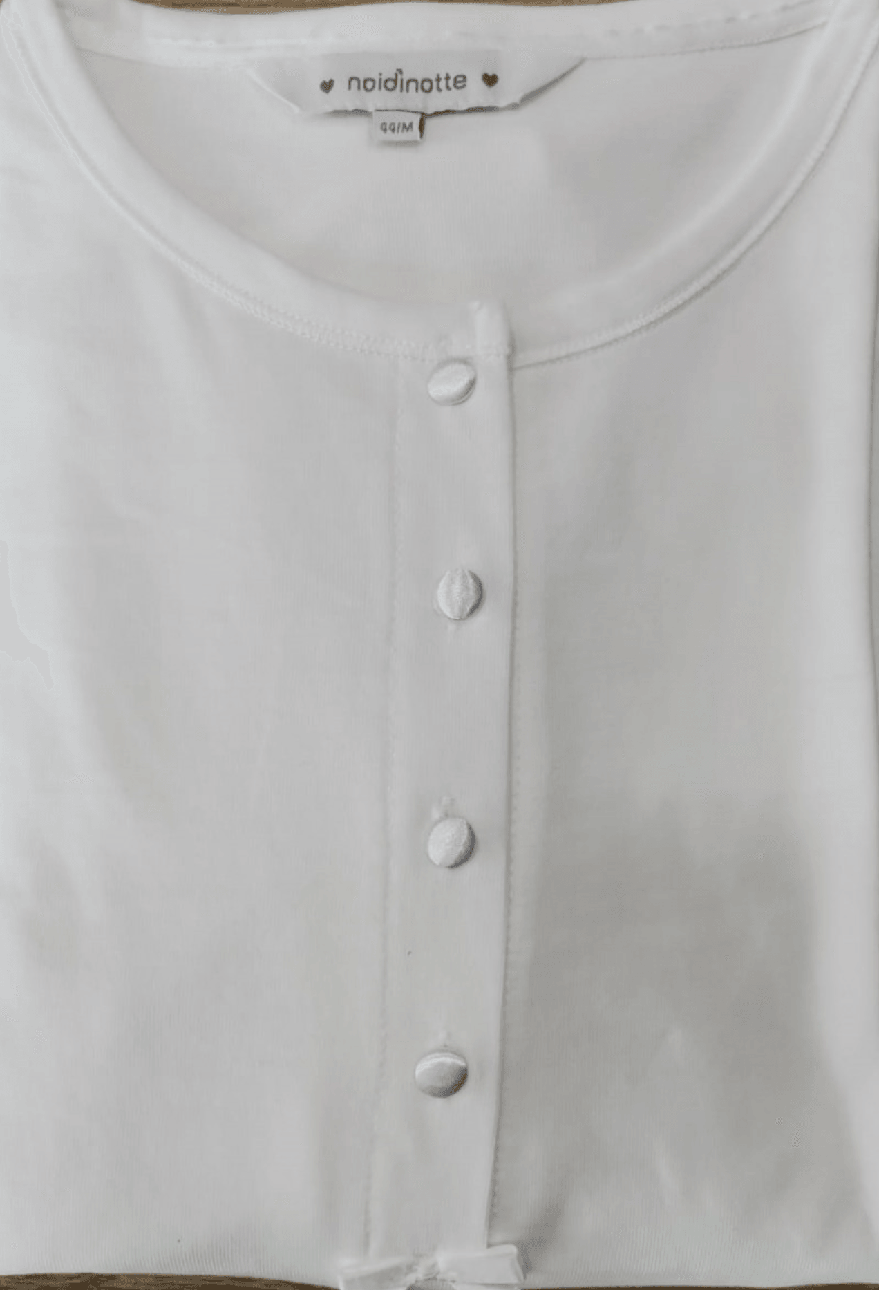 Noidinotte Camicia da Notte Clinica Aperta Avanti Caldo Cotone LA 2260-2277 S24 - Passarelli Biancheria