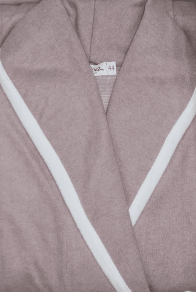 Amica Vestaglia Invernale in Punto Milano collo Sciallato da Donna A478 S40 - Passarelli Biancheria