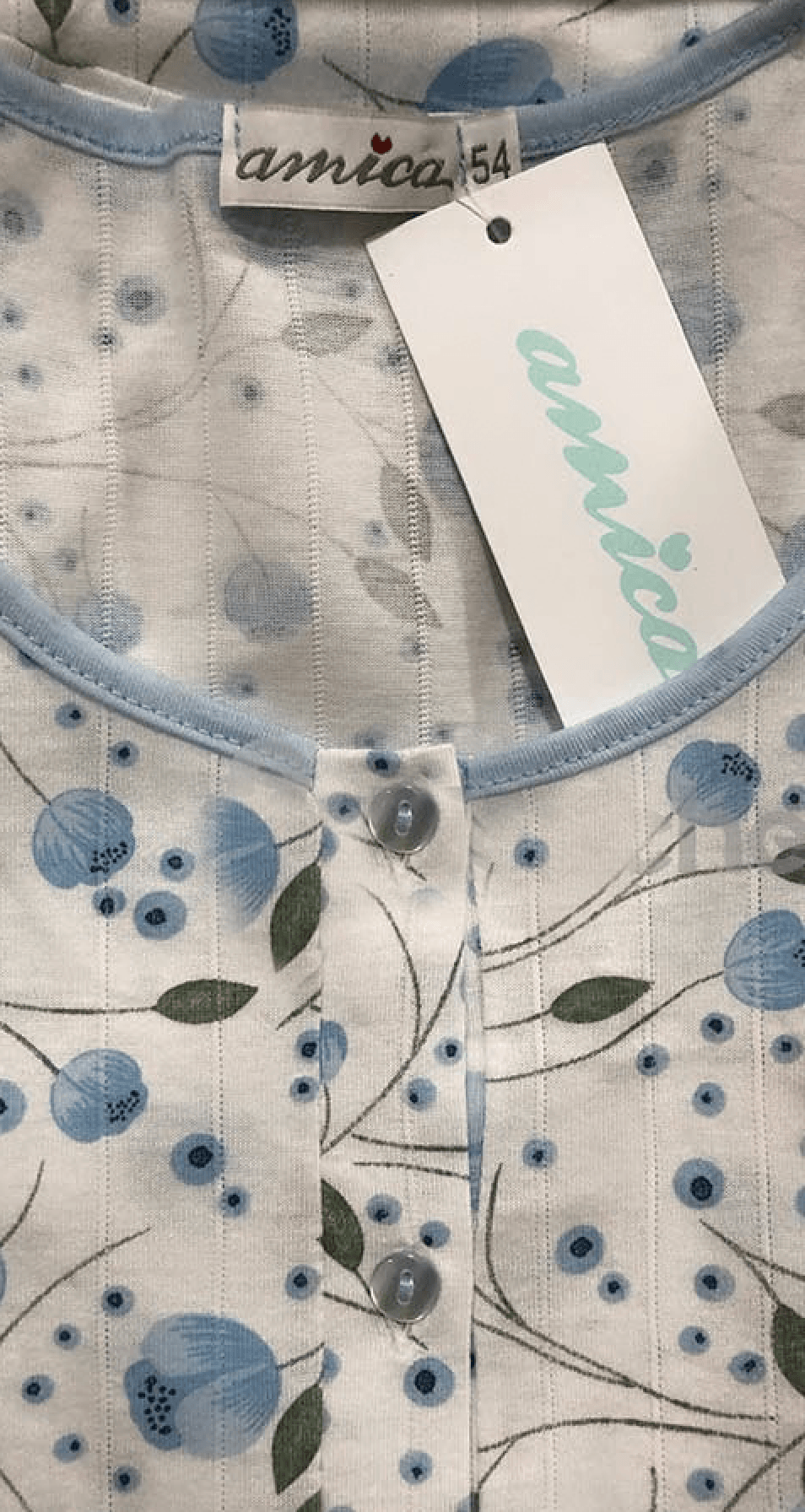 Amica Camicia da Notte Estiva Maniche Corte 91A764 S30 - Passarelli Biancheria