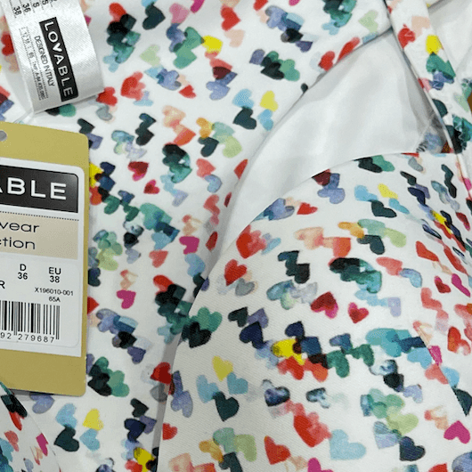 Lovable Costume da Donna Push-up Little Hearts L07O1 S72 - Passarelli Biancheria