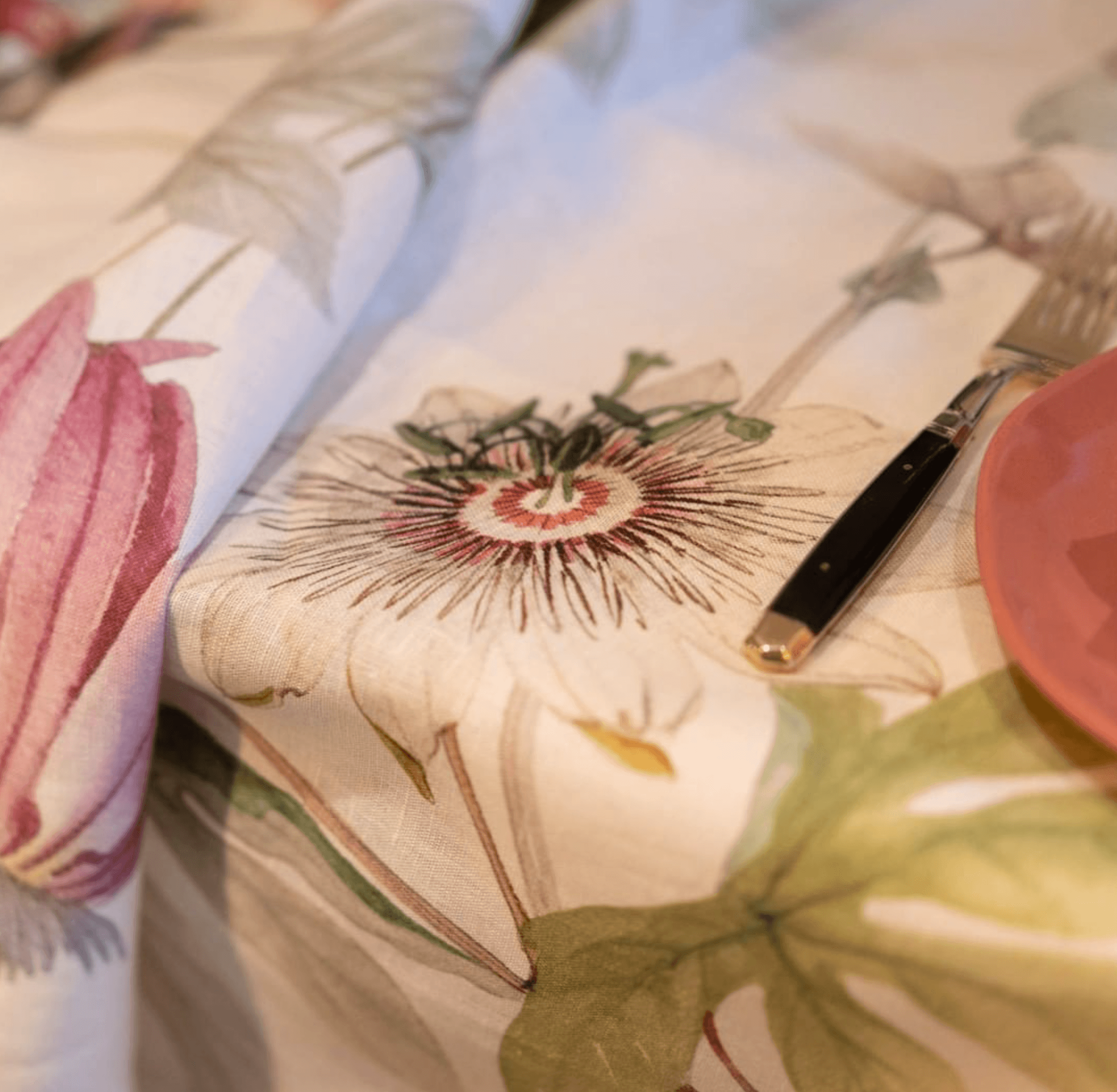 Toscana Telerie Tovaglia da Tavola in 100% Puro lino Granadilla - Varie Dimensioni - Passarelli Biancheria