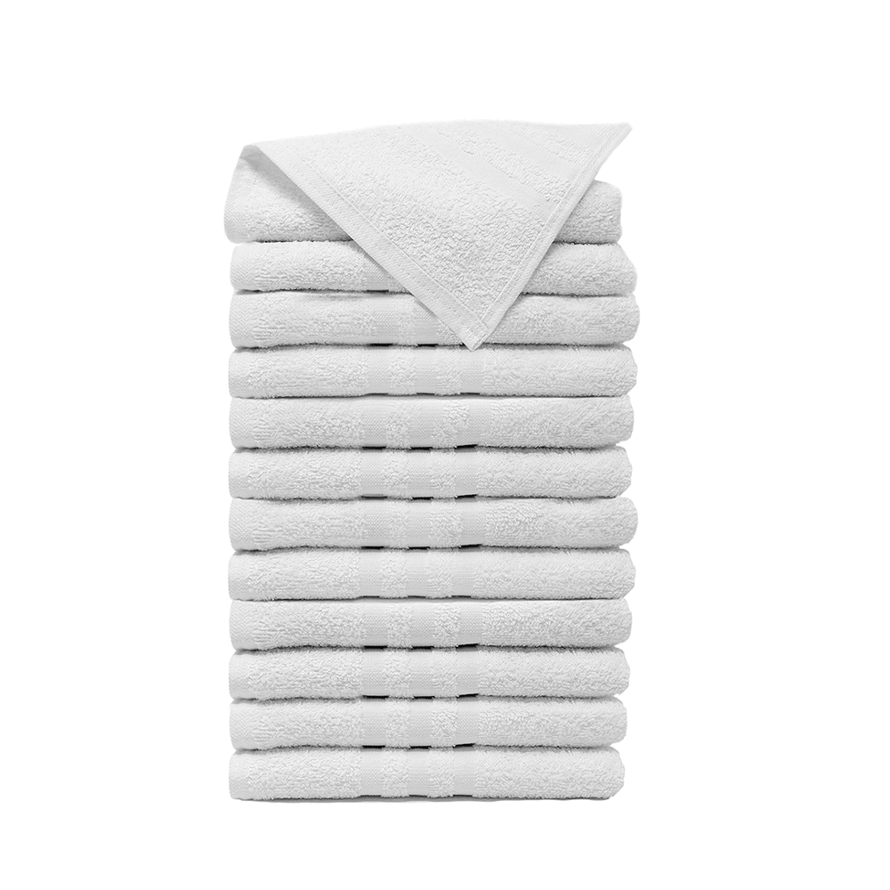 Confezione da 12 Asciugamani Ospite Hotellerie 370gr B23 - Passarelli Biancheria