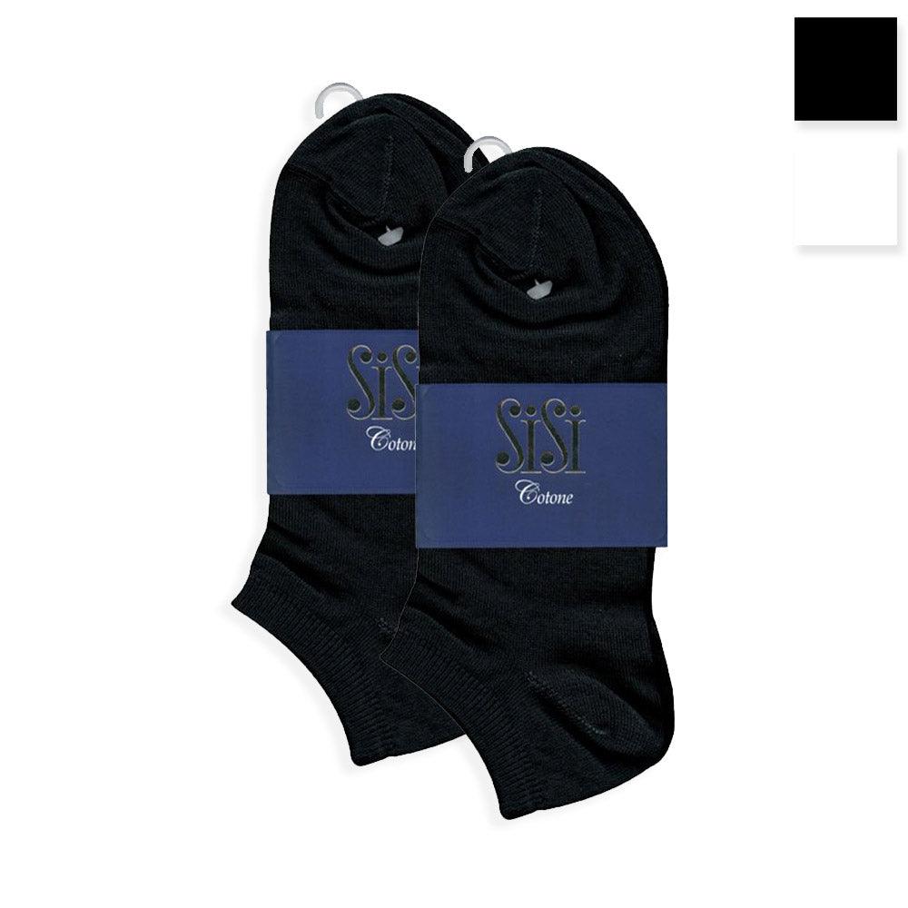 Sisi 2 Paia Calzino da Donna Mini Fresh Cotton 1246SIBP S40 - Passarelli Biancheria