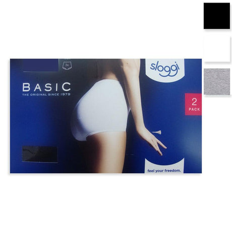 Sloggi Donna 2 Slip Basic Maxi S18 - Passarelli Biancheria