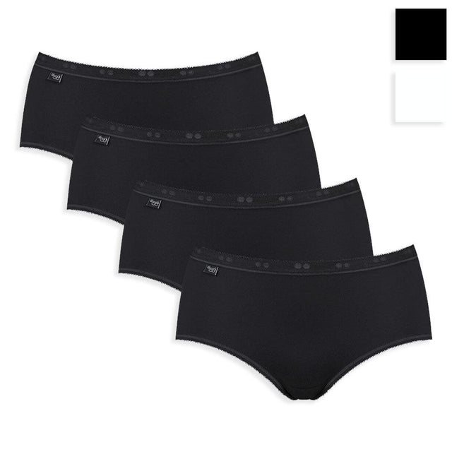 Sloggi Donna Basic Midi Confezione 4 Slip S25 - Passarelli Biancheria