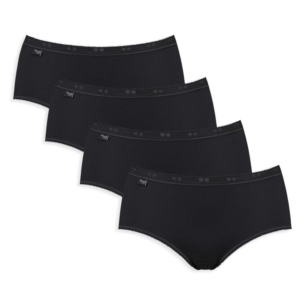 Sloggi Donna Basic Midi Confezione 4 Slip S25 - Passarelli Biancheria