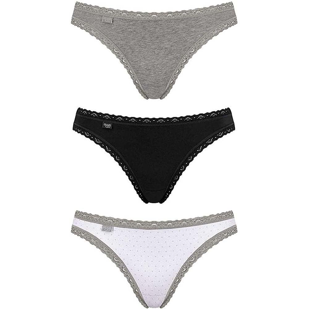 Sloggi Donna C3P Weekend Tanga M013 S100 - Passarelli Biancheria