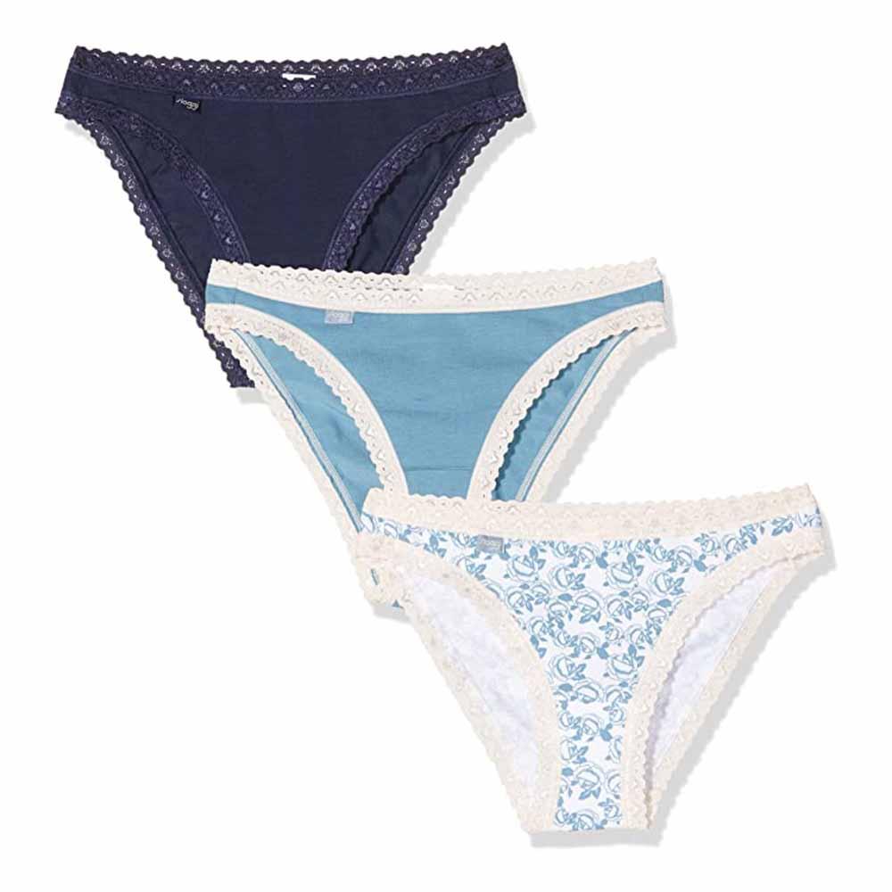 Sloggi Donna C3P Weekend Tanga M016 S100 - Passarelli Biancheria