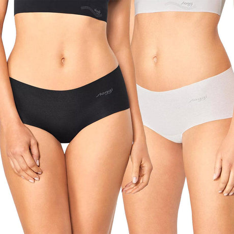 Sloggi Donna Confezione 2 Slip Zero Cotton Short S14 - Passarelli Biancheria