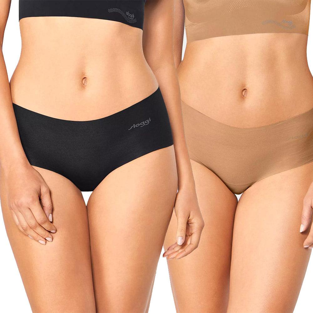 Sloggi Donna Confezione 2 Slip Zero Cotton Short S14 - Passarelli Biancheria
