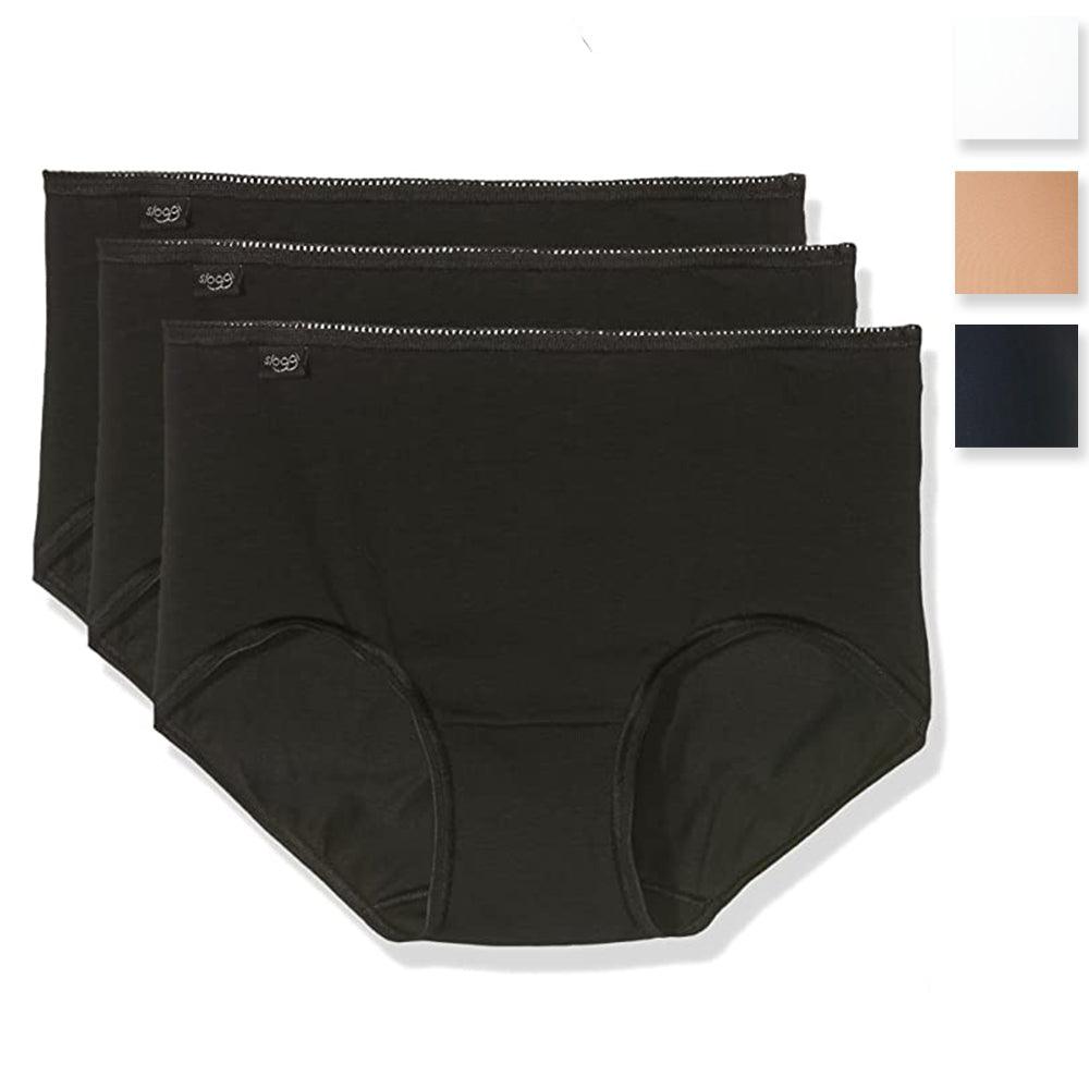 Sloggi Donna Confezione 3 Slip Midi Cotton 24/7 10167187 S17 - Passarelli Biancheria