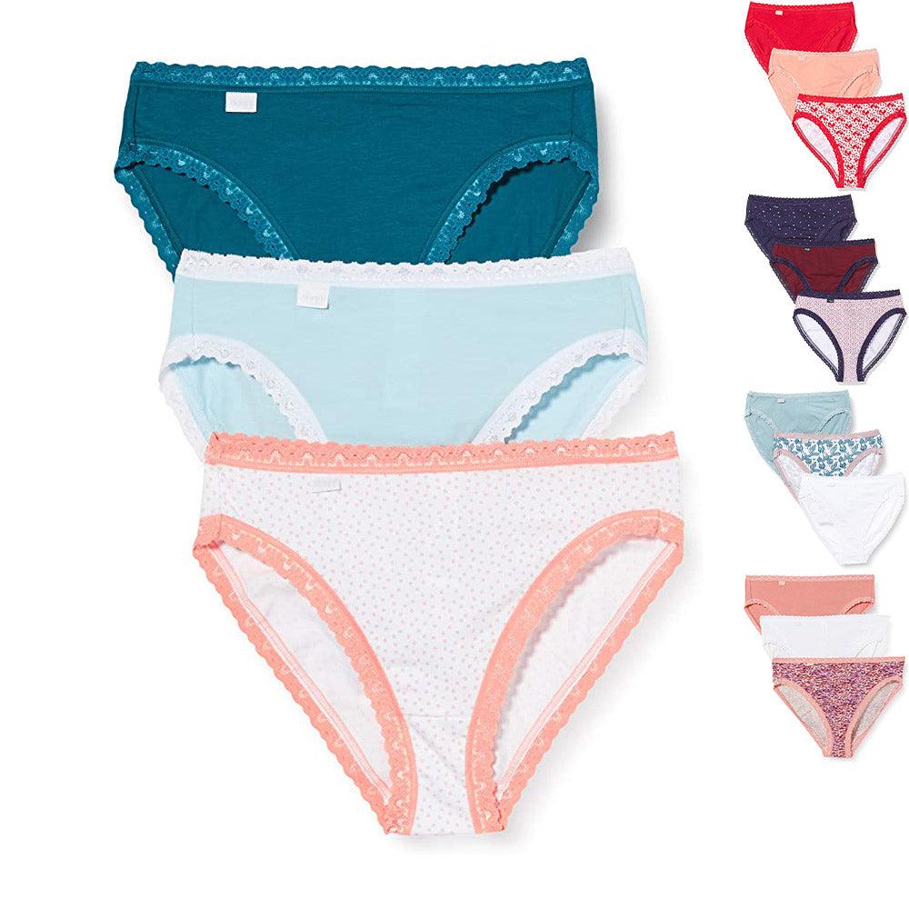 Sloggi Donna 24/7 Weekend Tai C3P 10198237 Confezione 3 Slip Tai S10 - Passarelli Biancheria