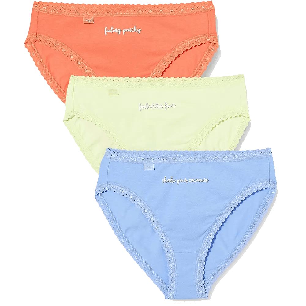 Sloggi Donna Weekend Tai C3P Confezione 3 Slip M018 S15 - Passarelli Biancheria