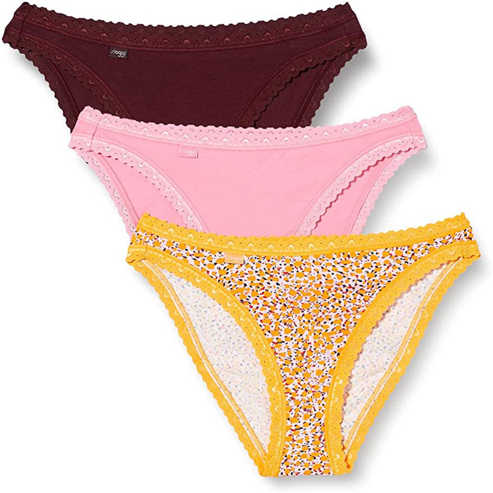 Sloggi Donna C3P Weekend Tanga V002 S100 - Passarelli Biancheria