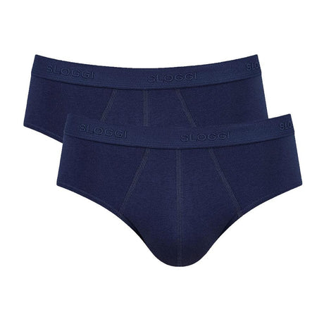 Sloggi Uomo 2 Slip Natural Cotton 24/7 Midi S17 - Passarelli Biancheria