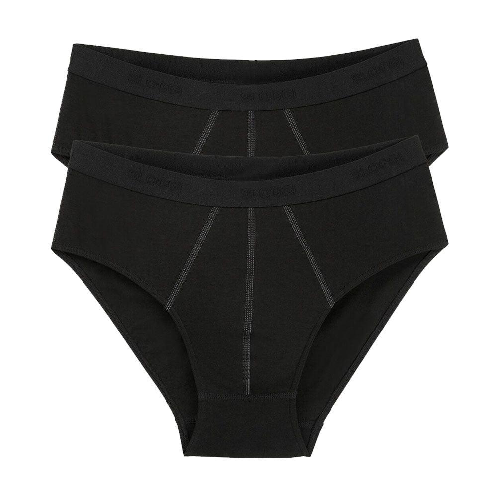 Sloggi Uomo 2 Slip Natural Cotton 24/7 Midi S17 - Passarelli Biancheria
