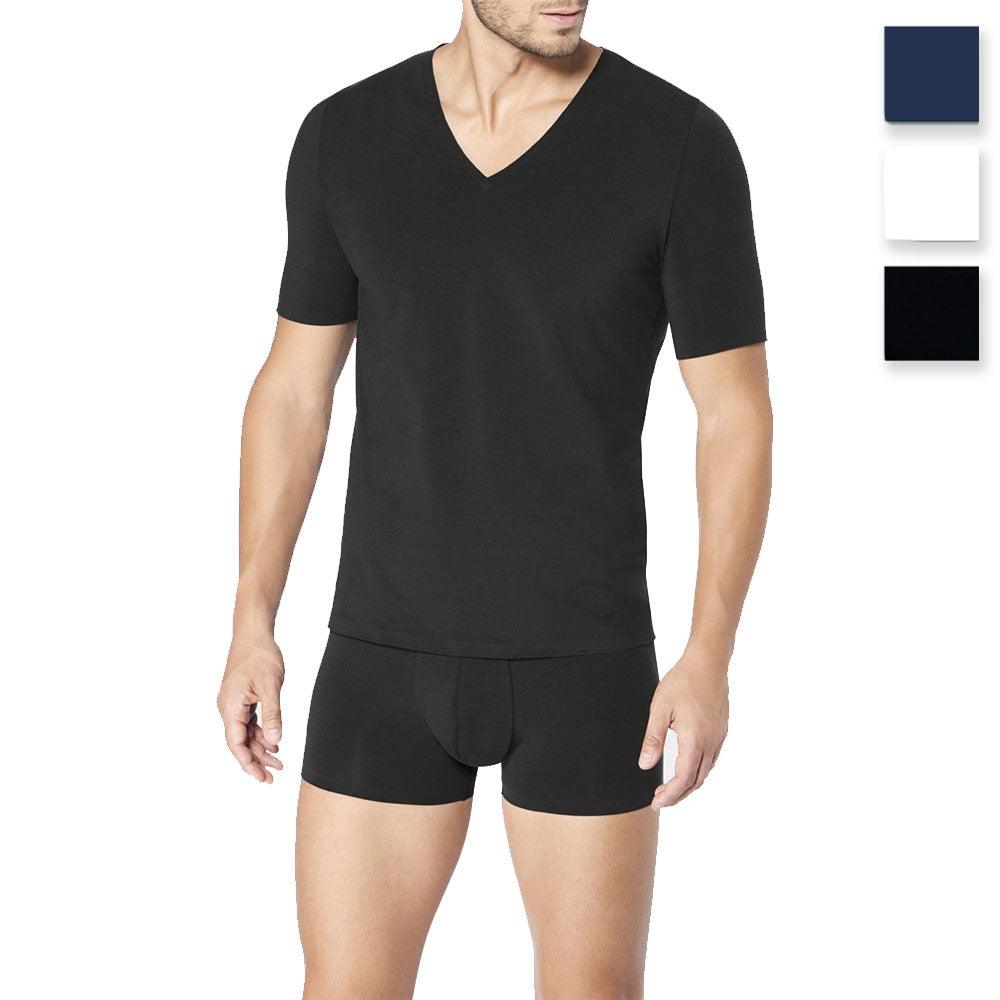 Sloggi Uomo Maglia Intima Elastica Scollo V Zero Feel V-Neck S30 - Passarelli Biancheria