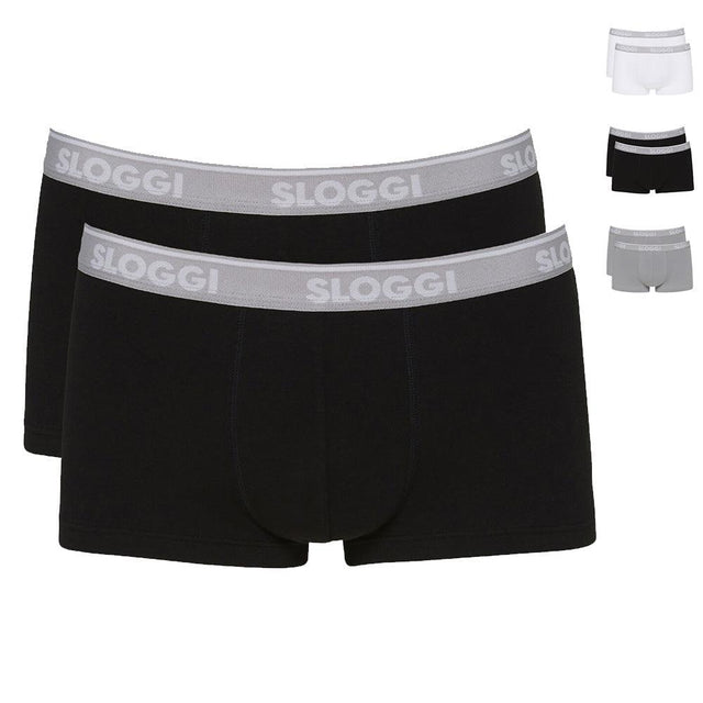 Sloggi Uomo Go ABC Hipster Confezione da 2 Boxer S11 - Passarelli Biancheria