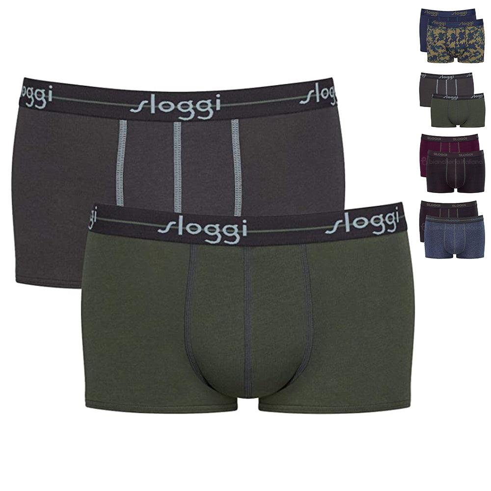 Sloggi Uomo 2 Boxer Start Hipster 10050545 S20 - Passarelli Biancheria