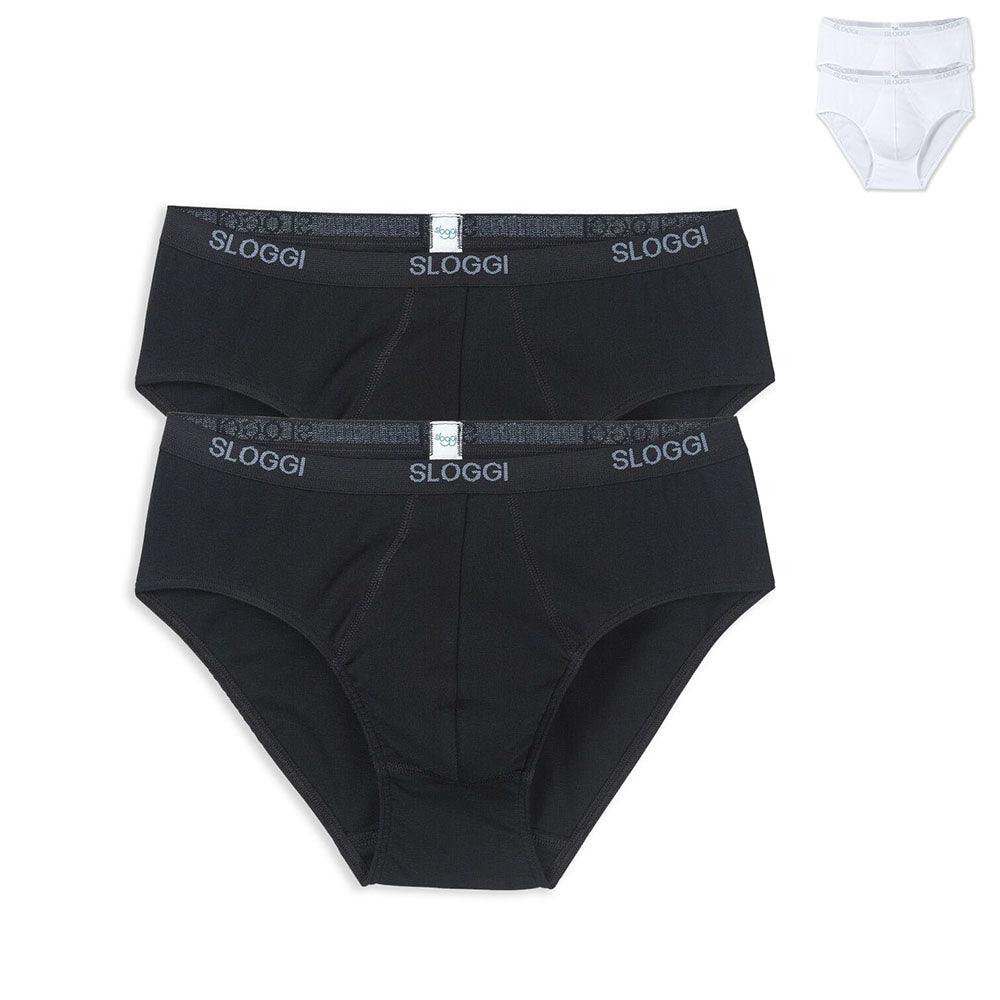 Sloggi Uomo Basic Midi Confezione da 2 Slip S16 - Passarelli Biancheria