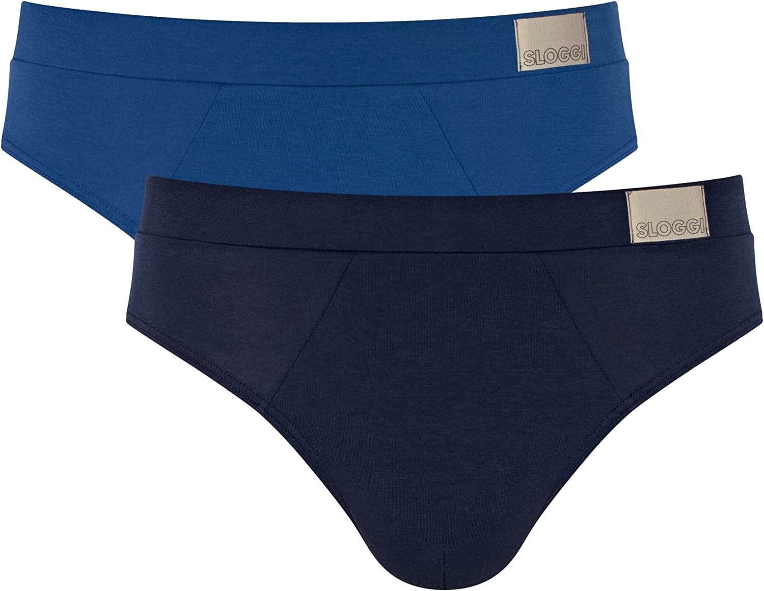 Sloggi Uomo Confezione da 2 Slip Go Natural Brief S20 - Passarelli Biancheria