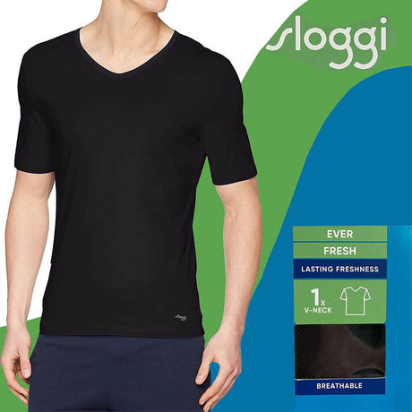 Sloggi Uomo Maglia Ever Fresh V-Neck S22 - Passarelli Biancheria