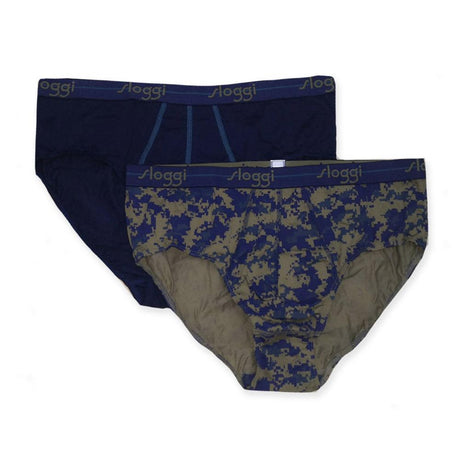 Sloggi Uomo 2 Slip Start Midi 10050546 S13 - Passarelli Biancheria