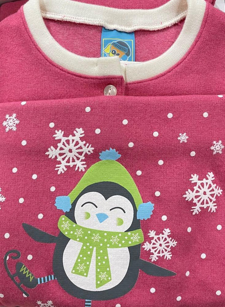 Soffici Colori Pigiama Invernale da Bimba in Caldo Punto Milano D20 - Passarelli Biancheria