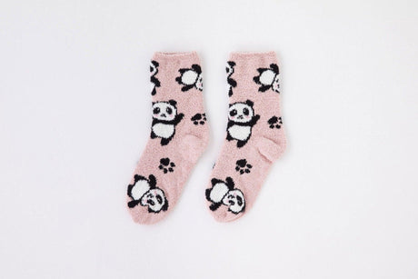 Noidinotte Calzino Anti Scivolo in Pile TR662 Panda All Over S60 - Passarelli Biancheria