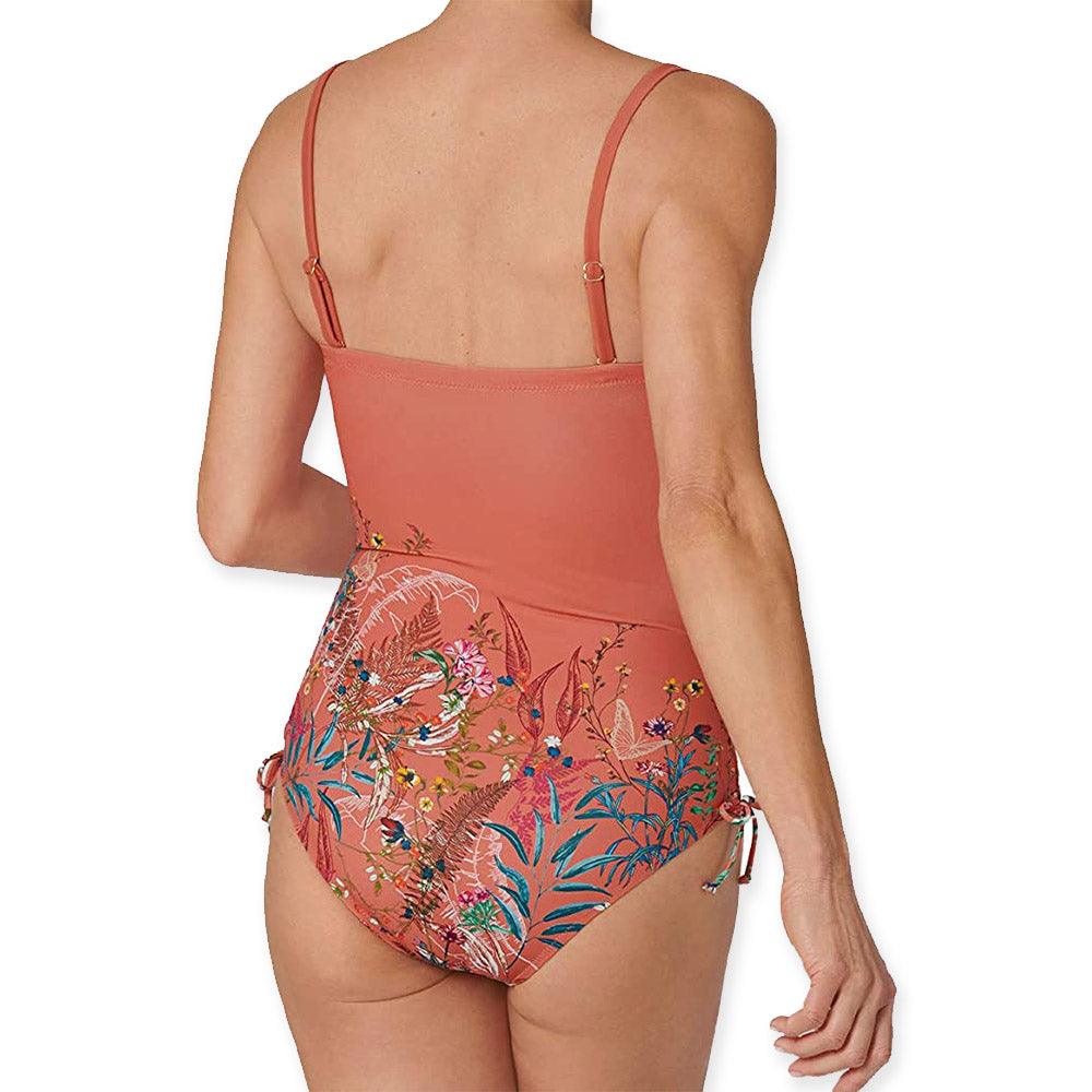 Triumph Costume Intero da Donna Botanical Leaf OPD 10207931 S78 - Passarelli Biancheria