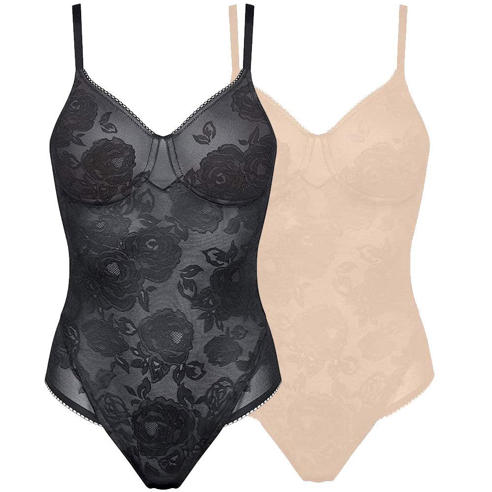 Triumph Body con Ferretto Wild Rose Sensation 10206086 S72 - Passarelli Biancheria