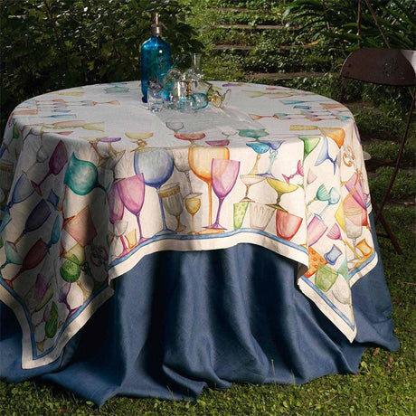 Tessitura Toscana Telerie Tovaglia da Tavola in 100% Puro lino Crystal - Passarelli Biancheria