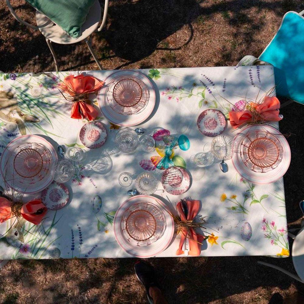 Tessitura Toscana Telerie Tovaglia da Tavola in 100% Puro lino Roger - Varie Dimensioni - Passarelli Biancheria