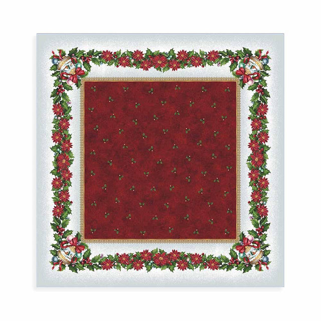 Tessitura di Arconate Copri Tavola in Gobelin 140x240 Bells S37 - Passarelli Biancheria