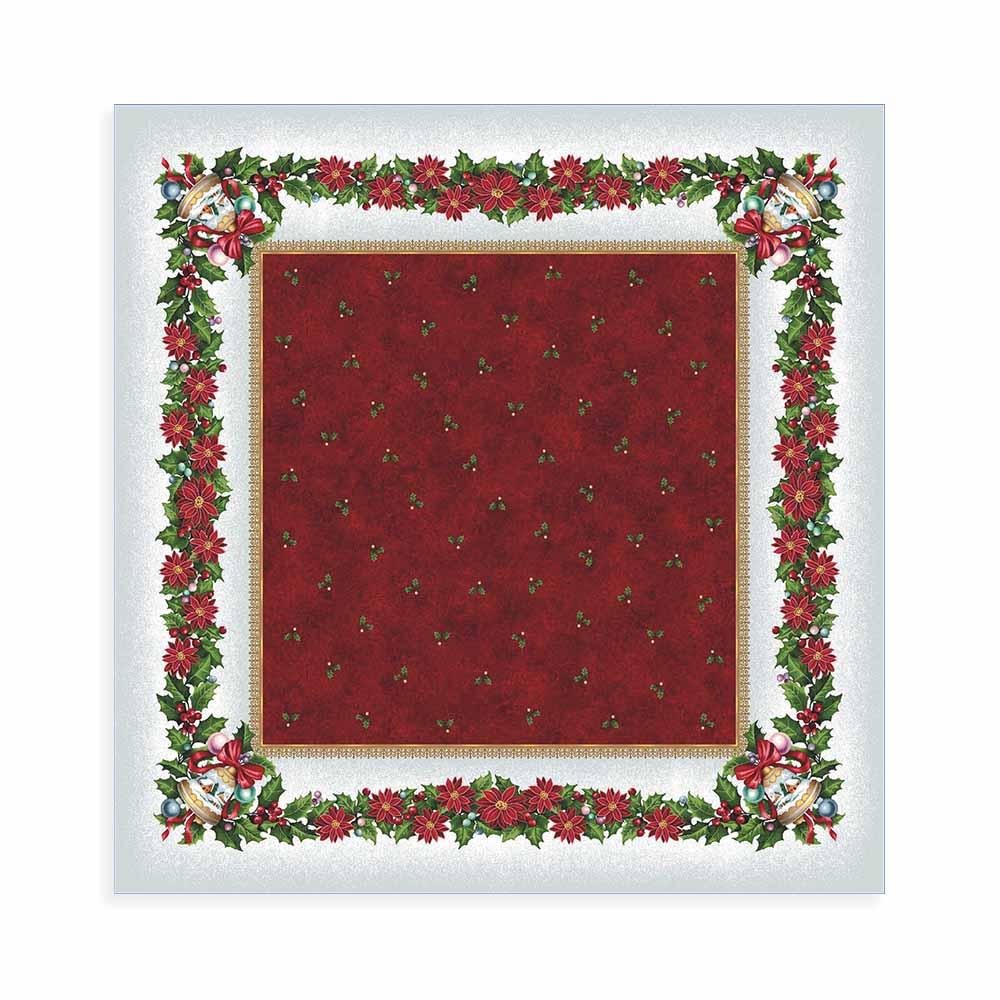 Tessitura di Arconate Copri Tavola in Gobelin 140x240 Bells S37 - Passarelli Biancheria