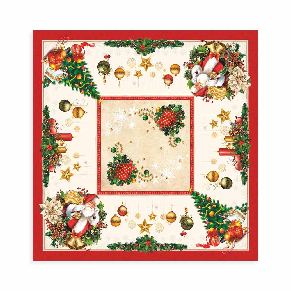 Tessitura di Arconate Copri Tavola in Gobelin 140x240 Pino S37 - Passarelli Biancheria