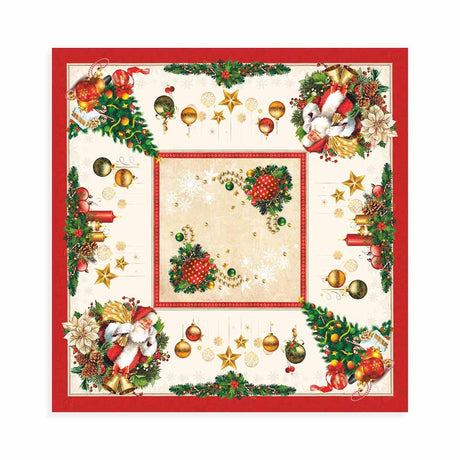 Tessitura di Arconate Copri Tavola in Gobelin 140x240 Pino S37 - Passarelli Biancheria