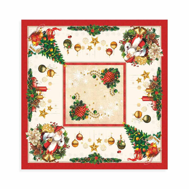 Tessitura di Arconate Copri Tavola in Gobelin 140x240 Pino S37 - Passarelli Biancheria