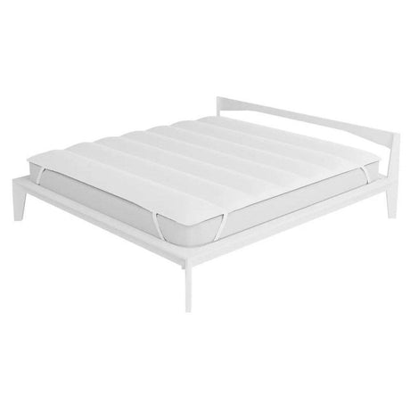 Topper Coprimaterasso Trapuntato Elegant Bianco - Varie Dimensioni - Passarelli Biancheria