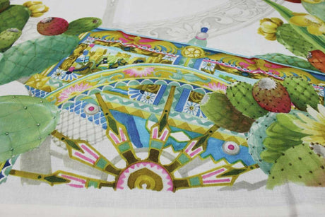 Tessitura Toscana Telerie Tovaglia da Tavola in 100% Lino Mediterraneo - Passarelli Biancheria