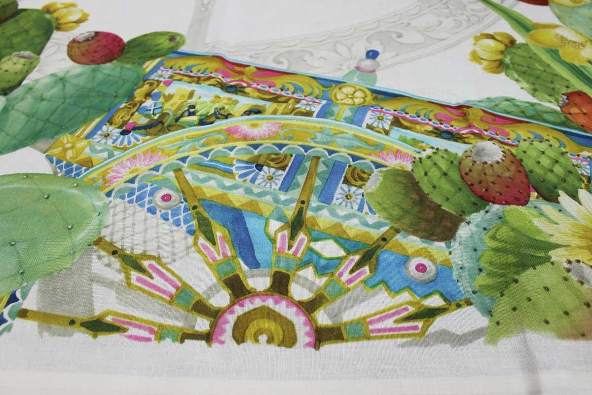 Tessitura Toscana Telerie Tovaglia da Tavola in 100% Lino Mediterraneo - Passarelli Biancheria