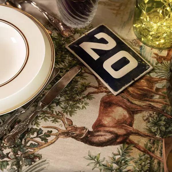 Toscana Telerie Tovaglia da Tavola in 100% Puro lino Fabuleux - Varie Dimensioni - Passarelli Biancheria