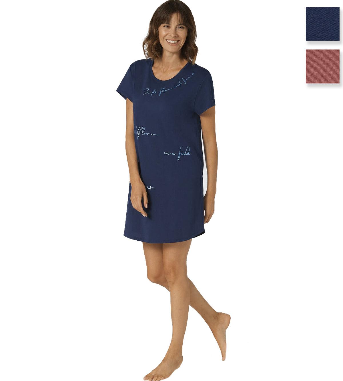 Triumph Nightdresses Camicia da Notte Maniche Corte 10207547 S20 - Passarelli Biancheria