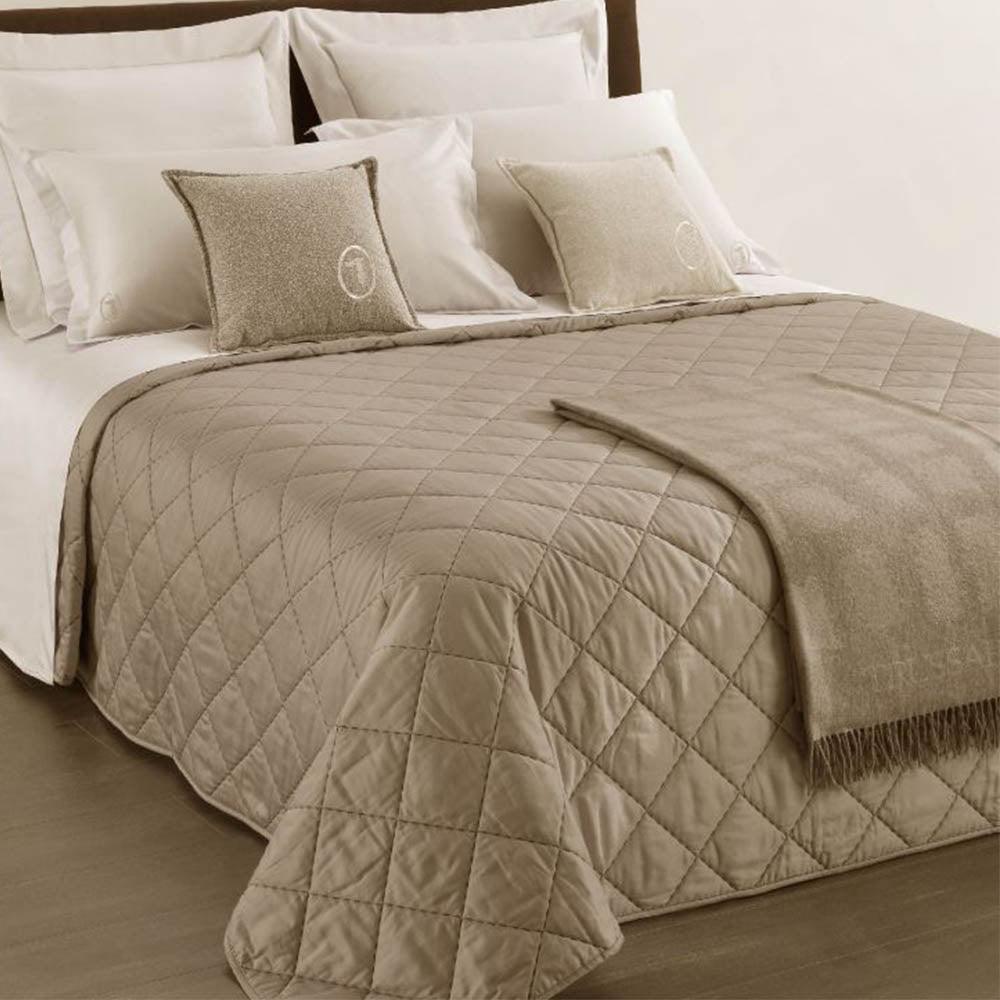 Trussardi Home Copriletto Trapuntato Quilt Matrimoniale Seam Line S300 - Passarelli Biancheria