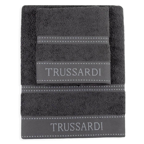 Trussardi Home Set Spugna 1+1 in Puro Cotone Ribbon S32 - Passarelli Biancheria