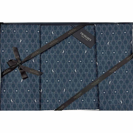 Trussardi Home Completo Lenzuola Matrimoniale Royal Grayhound S220 - Passarelli Biancheria