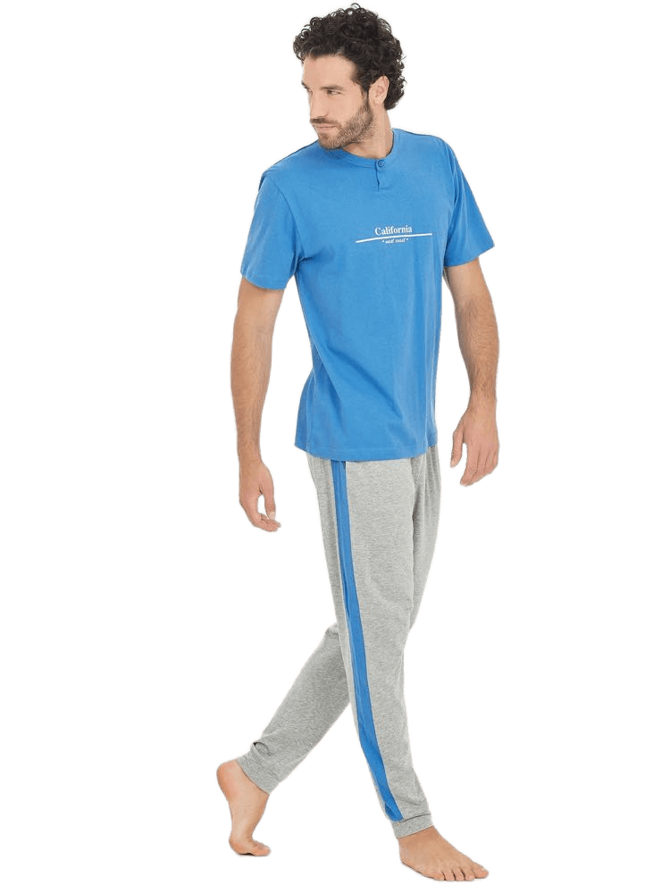 Ragno Pigiama da uomo 3 Pezzi Maniche Corte U465NT S32 - Passarelli Biancheria