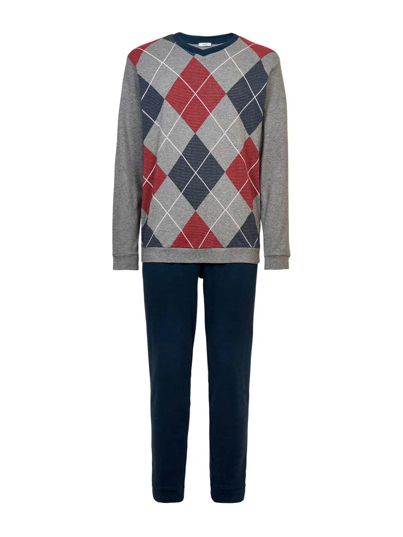 Ragno Pigiama da Uomo in Caldo Cotone U532N2 S29 - Passarelli Biancheria