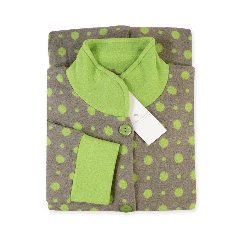 Dettagli Notturni Vestaglia Invernale con Bottoni da Donna Porzia S40 - Passarelli Biancheria