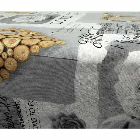 Maè Via Roma 60 Copritavola / Tovaglia Natalizia fantasia Wood 160x180cm S26 - Passarelli Biancheria